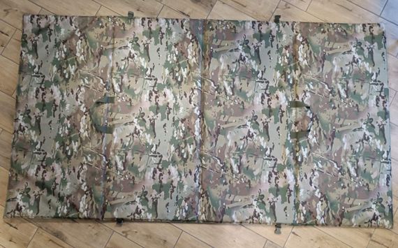 Мат килимок стрілецький тактичний Великий 220*1200 см Мультикам з 4 секцій зложується | Зображення 8