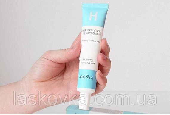 Крем для шкіри навколо очей із гіалуроновою кислотою Aronyx Hyaluron, 40 млic Acid Aqua Eye Cream | Зображення 1