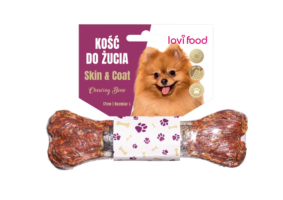 Ласощі у вигляді жувальної кістки Lovi Food.(риба/яловичіна) | Зображення 1