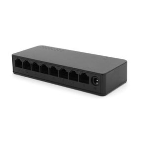 Коммутатор Merlion MG1008 8 портов Ethernet 10/100/1000 Мбит/с. пластик DC 5V.