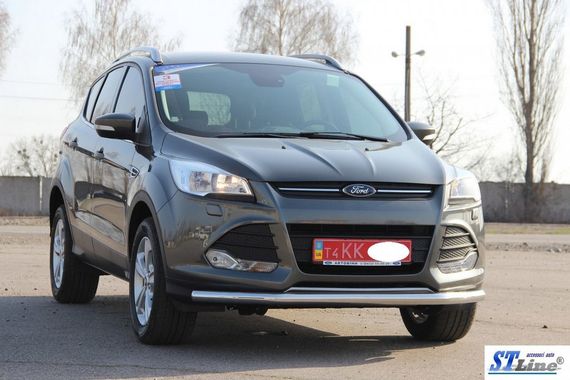 Передняя защита ST008 (нерж.) 51 мм для Ford Kuga/Escape 2013-2019 гг | Зображення 5