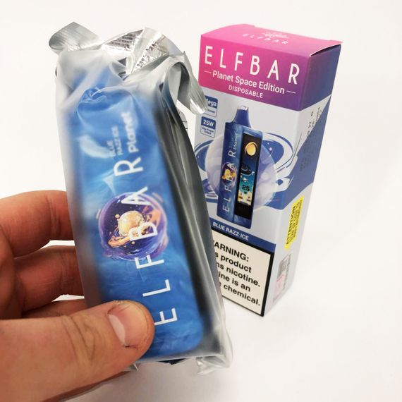 ELF BAR Planet 25000. Синяя Малина (Blue Razz Ice) | Зображення 4