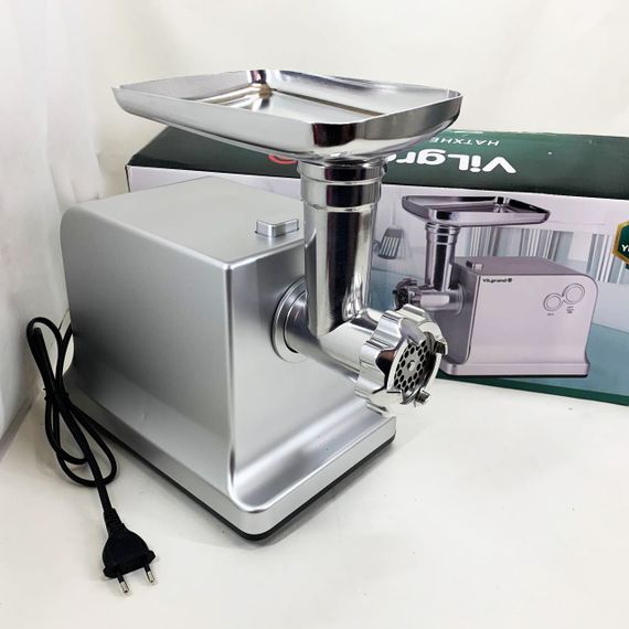 М'ясорубка VILgrand V221-PMG. Колір: срібний | Зображення 1