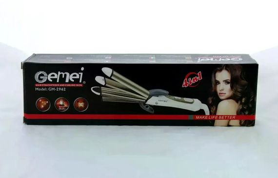 Щипцы для волос GEMEI GM-2962 4 в 1 T200 | Зображення 1