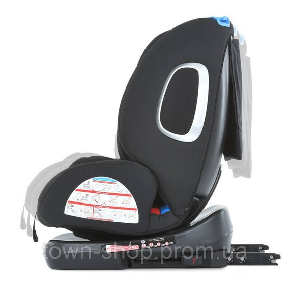 Детское автокресло ABSOLUTE ME 1079 Royal Total Black | Зображення 8