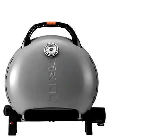 Портативний переносний газовий гриль O-GRILL 600T, срібло Код: 009061