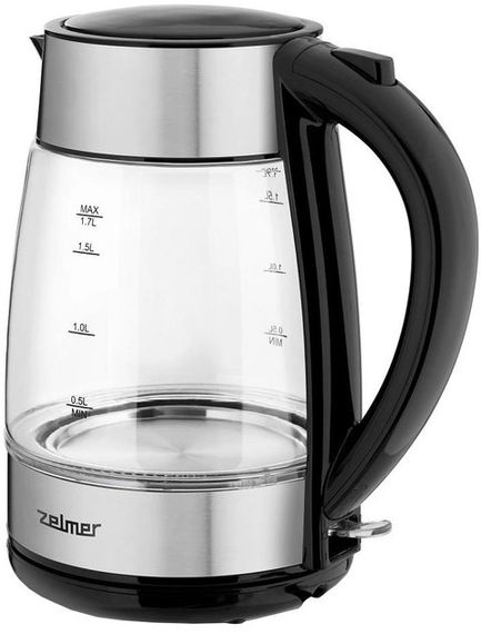 Електрочайник Zelmer ZСK8011 1,7 л сріблястий | Зображення 1