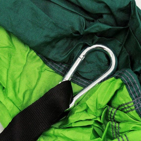 Підвісний туристичний гамак з москітною сіткою (2,45х1,3м), до 200 кг, HAMMOCK NET / Нейлоновий гамак-намет для відпочинку | Зображення 7