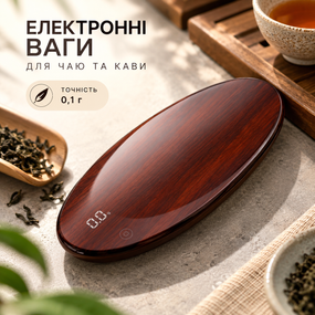 Електронні ваги для чаю та кави 0,1–200 г, точність 0,1 г, чайні ваги з USB зарядкою, під дерево