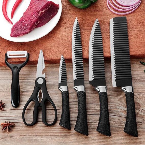Набор кухонных ножей Knife 6 in 1 | Зображення 9