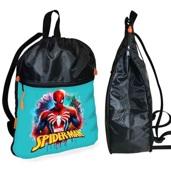Шкільний рюкзак дитячий Людина-павук + Сумка для взуття спортивної форми рюкзак-мішок хлопчикові (01894) | Зображення 1