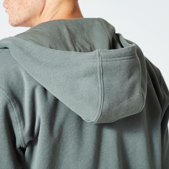 Толстовка чоловіча на блискавці хакі - 3XL. | Зображення 2