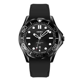 Чоловічий годинник Skmei 9276PBKBK Black-Black Silicone Strap