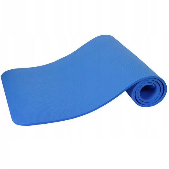 Коврик для йоги и фитнеса Павер систем PS-4017 NBR Fitness Yoga Mat Plus Blue (180х61х1) | Зображення 3