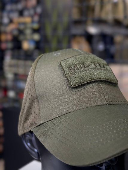 КЕПКА БЕЙСБОЛКА З СІТЧАСТОЮ ВСТАВКОЮ "MIL-TEC" OLIVE | Зображення 4