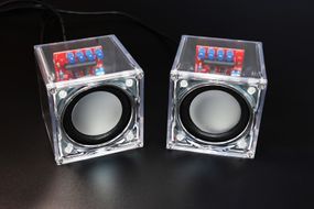 Конструктор активная акустическая система, стерео колонки с эквалайзером