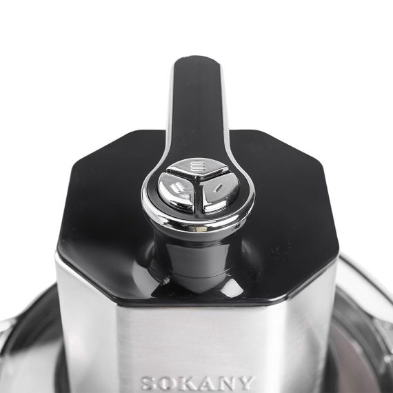 Чопер подрібнювач 800 Вт з чашею на 4,5 літрів 6 лез м'ясорубка Sokany SK-06033 | Зображення 5