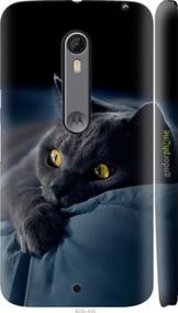 Чохол на Motorola Moto X Style Димчастий кіт "825c-455-2448"