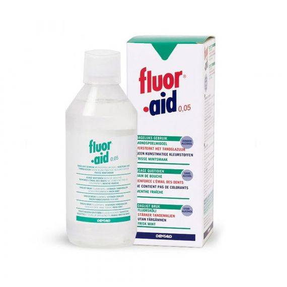Ополіскувач FLUOR-AID 0.05%, 500 мл (DENTAID)