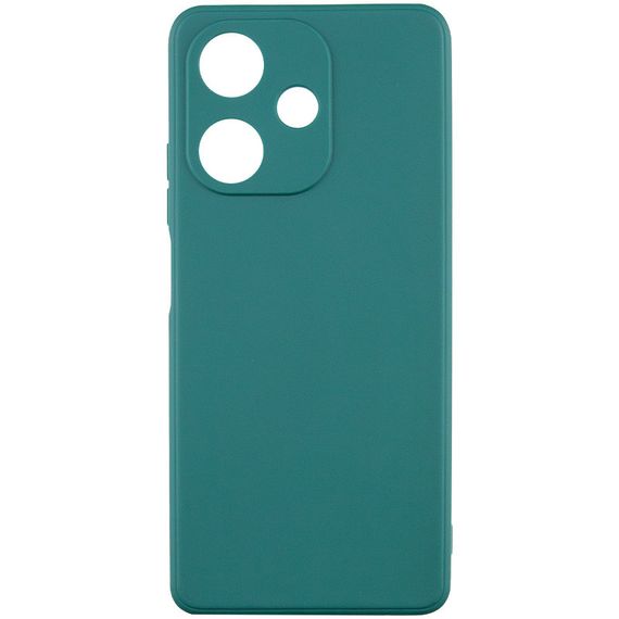 Силиконовый чехол Candy Full Camera для Infinix Hot 30 Play Зеленый / Green