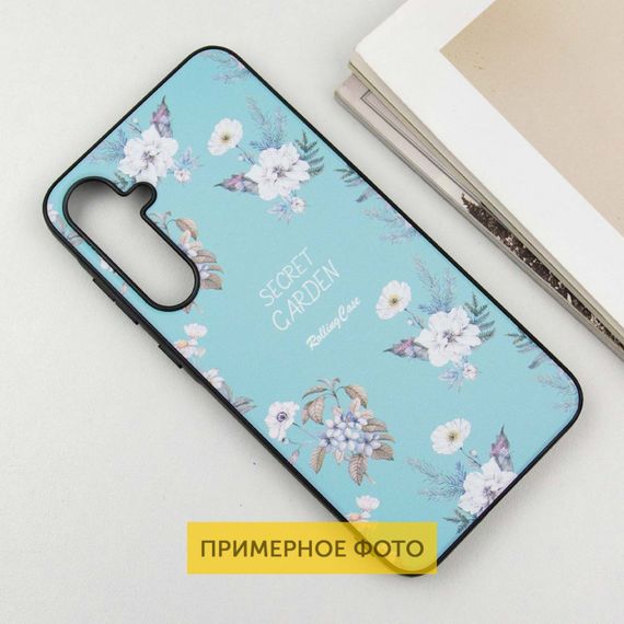 TPU+PC чехол Secret Garden для Xiaomi Poco X6 / Note 13 Pro 5G Mint | Зображення 2