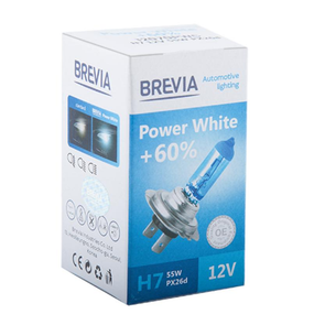 12070PWC BREVIA Автолампа H7 12V 55W PX26d Power White +60% 4300K CP