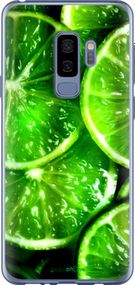 Чохол на Samsung Galaxy S9 Plus Зелені часточки лимона "852t-1365-2448"