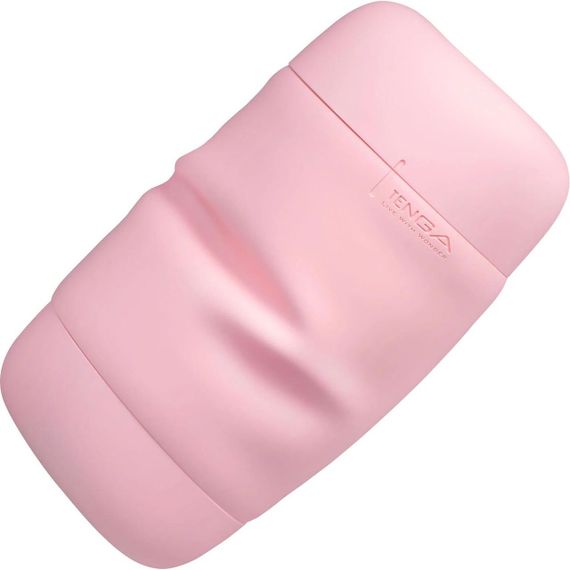 Мастурбатор TENGA PUFFY Strawberry Pink , ультрамягкий материал, многоразовый, сквозной | Зображення 4