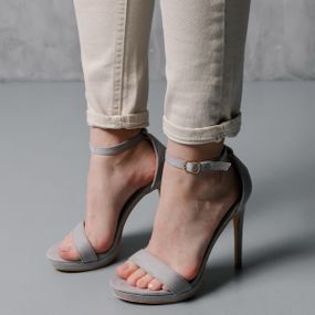 Женские босоножки Fashion Worthy 3996 40 размер 255 см Серый
