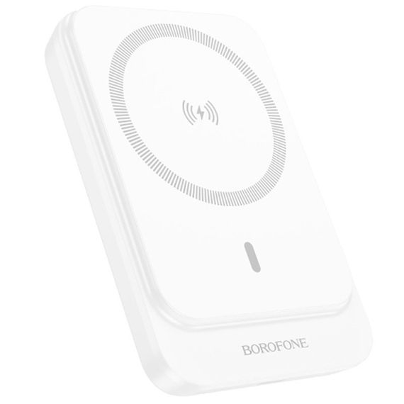 Портативний ЗП Power Bank BOROFONE BJ63 Nimble PD20W з БЗП 5000 mAh White