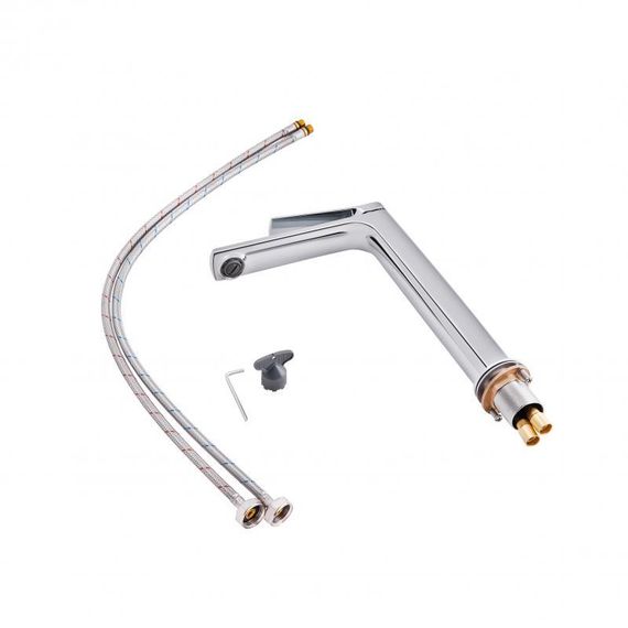 Смеситель для раковины Qtap Slavonice высокий QTSLV10H42103C Chrome | Зображення 2