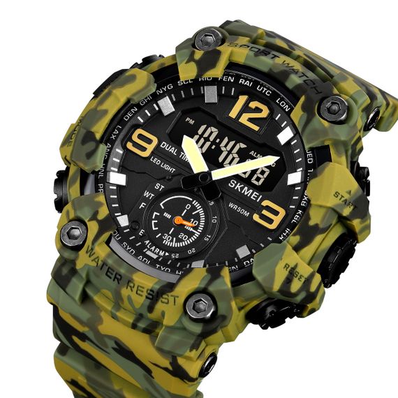 Годинник S2kmei 1965CMGN camo green. | Зображення 1
