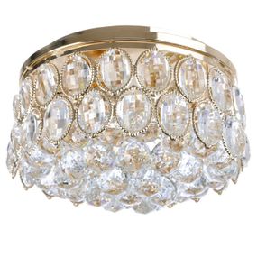 Люстра торт потолочная с подсветкой LED E14 40W Glass (BCL-609C/3)