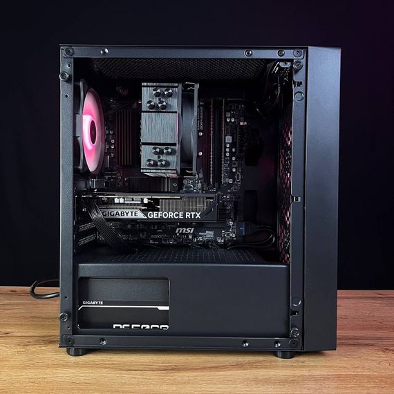 Збірка на замовлення: ігровий ПК Prologix E102 RGB Tower / AMD Ryzen 5 5600 (6 (12) ядер по 3.5 - 4.4 GHz) / 32 GB DDR4 / 1000 GB SSD M.2 / nVidia GeForce RTX 5060, 8 GB GDDR7, 128-bit / 650W | Зображення 5