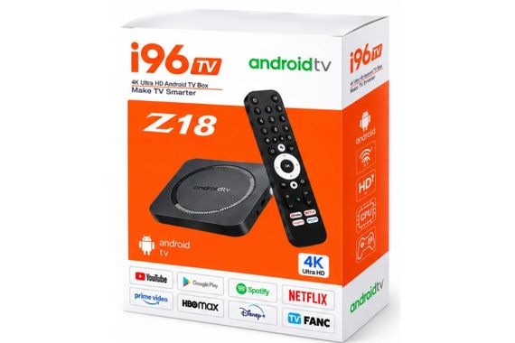 Smart TV приставка I96Z18 4/32 ГБ • ТВ-приставка I96Z18 Android 12 с Wi-Fi 2.4/5 ГГц, 4 ГБ RAM и 32 ГБ ROM | Зображення 2