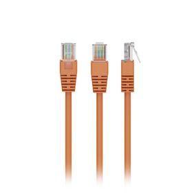 Патч корд Cablexpert PP12-1M/O, UTP, категорія. 5E, литий,  50u" штекер із фіксатором, 1 м, помаранчевий