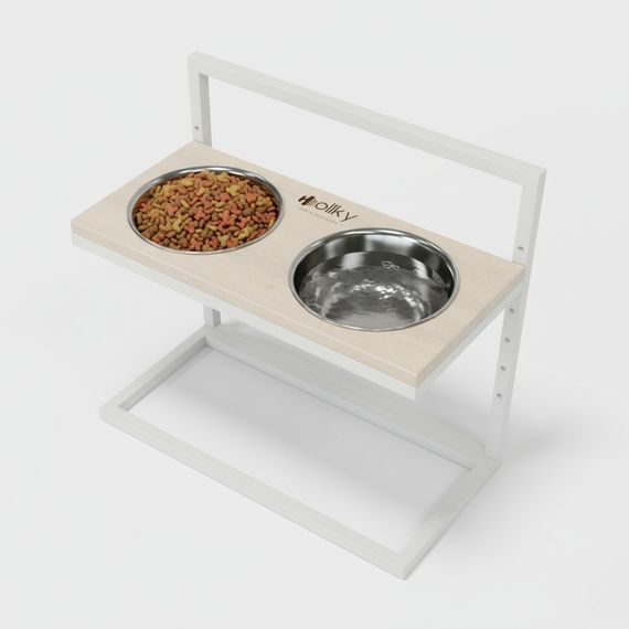 Миски на регулируемой подставке для больших собак Hollky Flex L (2 × 1.8 л) FL-502850-WHWH | Зображення 10