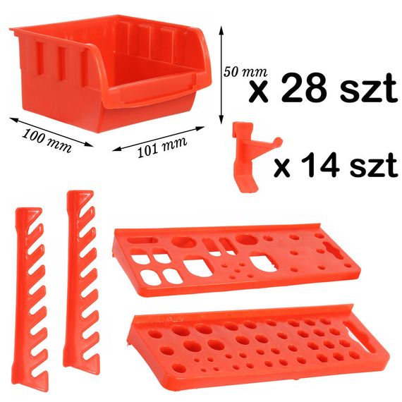 Панель-органайзер для инструментов 46ел. 95 X 54,5 см Mar-Pol M66630 | Зображення 5