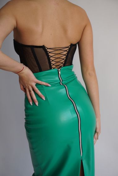 Корсет SETCORSET из сетки с открытой спиной (ss0129-100), S | Зображення 4