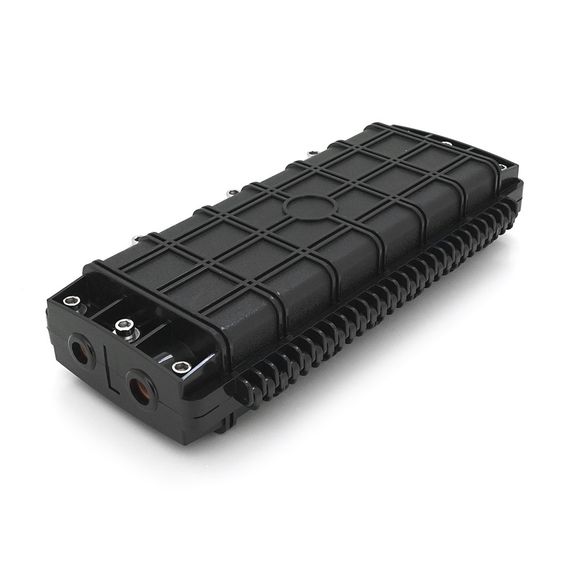 Муфта оптична Merlion ML-OP-F008-96C, герметична, 4 введення, до 4-х касет, до 24 зварок, матеріал PC | Зображення 1