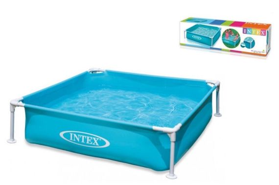 Басейн каркасний 57173 в коробці р.122x122x30 см INTEX