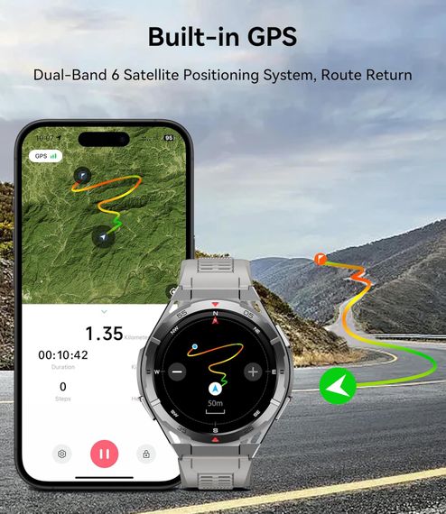 Годинник Oukitel BT12 Grey | Зображення 6