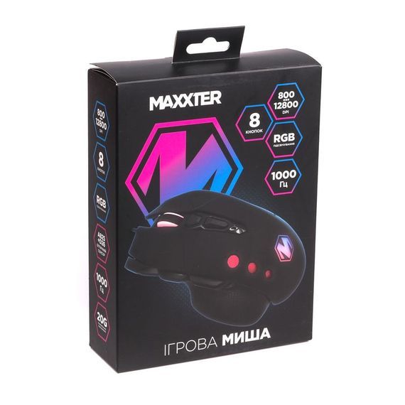Миша дротова ігрова Maxxter McG-9B-I825 | Зображення 4