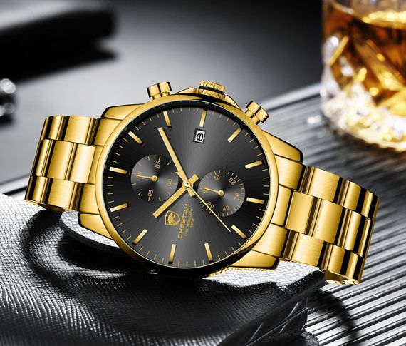 Наручные мужские часы Cheetah Mars Gold | Зображення 1