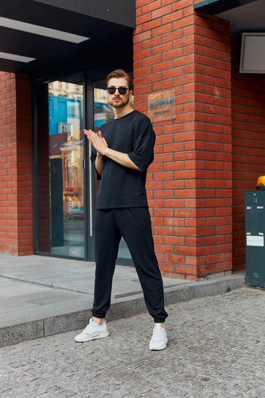 Комплект Марсель оверсайз чёрный S M | Зображення 1