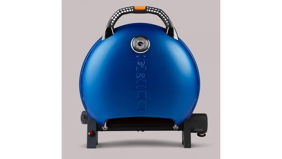 КОМПЛЕКТ Портативний переносний газовий гриль O-GRILL 600T, синій + шланг в подарунок! Код: 011678 | Зображення 2