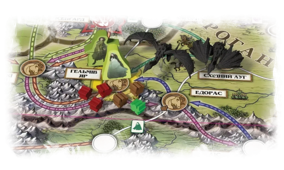 Настольная игра Властелин Колец. Судьба братства (The Lord of the Rings: Fate of the Fellowship) укр. | Зображення 7