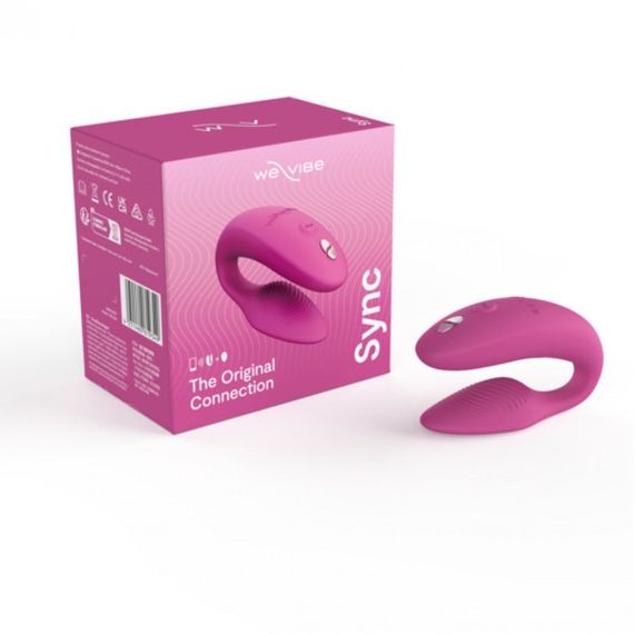 Інноваційний смарт вібратор We Vibe Sync 2 Rose для пари, рожевий Sex Aura | Зображення 9