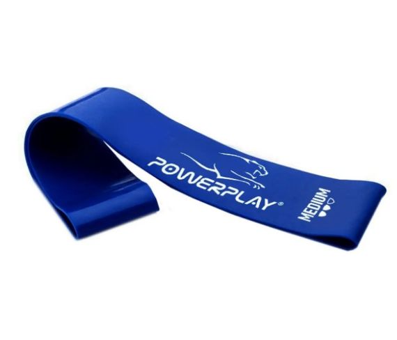 Резинка для фітнесу PowerPlay 4114 Mini Power Band 1 мм Medium Сіня (7.5 кг) (PP_4114_Blue_Medium)
