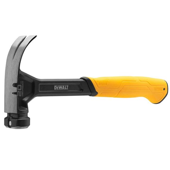 Молоток CURVE-CLAW, цельнометаллический, вес головки 567 г DeWALT DWHT51009-0 | Зображення 1